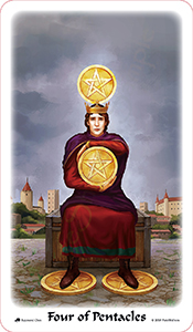 雙面-切圓角-裁切-075 Four of Pentacles