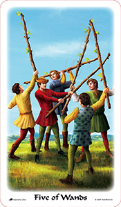 雙面-切圓角-裁切-032 Five of Wands