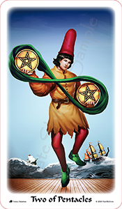雙面-切圓角-裁切-077 Two of Pentacles