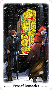 雙面-切圓角-裁切-074 Five of Pentacles