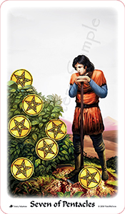 雙面-切圓角-裁切-072 Seven of Pentacles