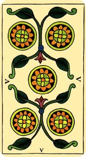 five-pentacles