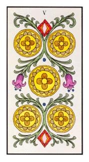 five-pentacles