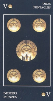 five-pentacles