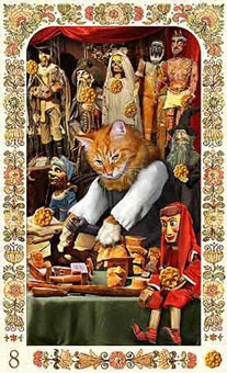 eight-pentacles