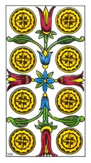 eight-pentacles