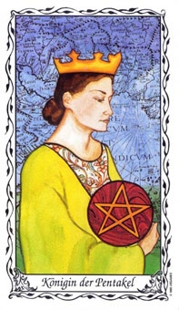 76.queen-pentacles