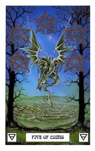 five-pentacles