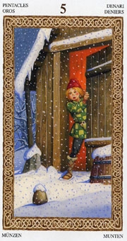 five-pentacles