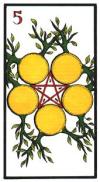 five-pentacles