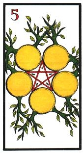 five-pentacles