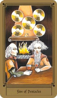 five-pentacles