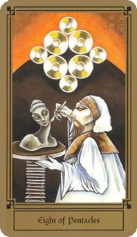 eight-pentacles