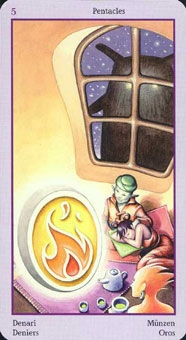 five-pentacles