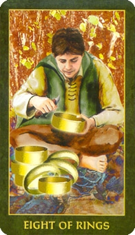 eight-pentacles