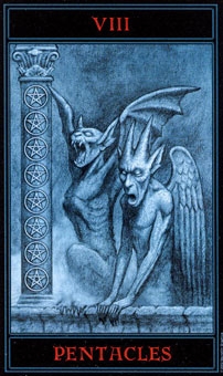 eight-pentacles