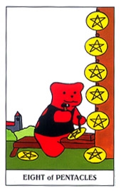eight-pentacles