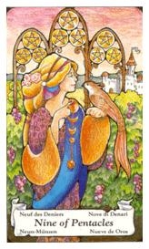 nine-pentacles