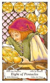 eight-pentacles