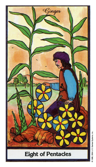 eight-pentacles