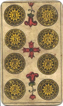 eight-pentacles