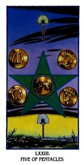 five-pentacles