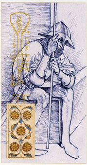 five-pentacles