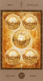 five-pentacles
