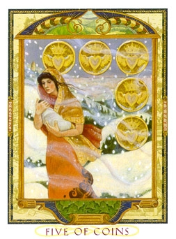 five-pentacles