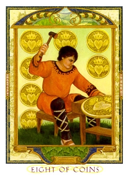 eight-pentacles
