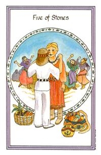 five-pentacles