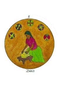 five-pentacles