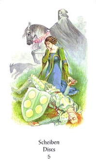 five-pentacles