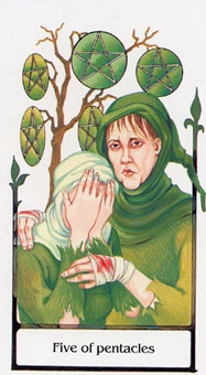 five-pentacles