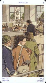five-pentacles