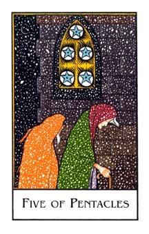five-pentacles