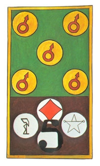 five-pentacles
