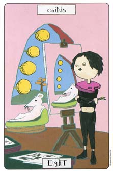 eight-pentacles