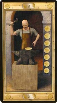 eight-pentacles