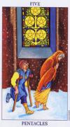 five-pentacles