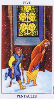 five-pentacles