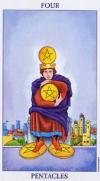 four-pentacles