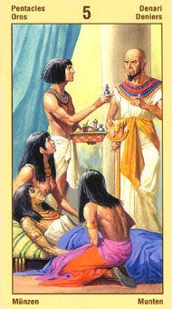 five-pentacles