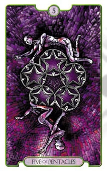 five-pentacles