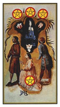 four-pentacles