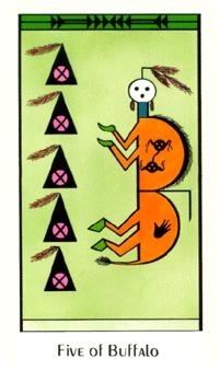 five-pentacles