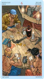 six-pentacles