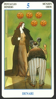five-pentacles