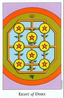 eight-pentacles