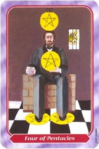 four-pentacles